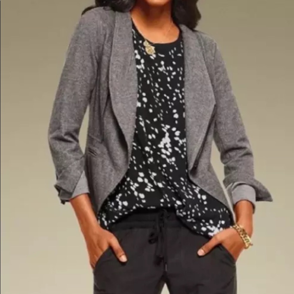 Cabi Women's Black Short Sleeve Cosmos Night Sky Top